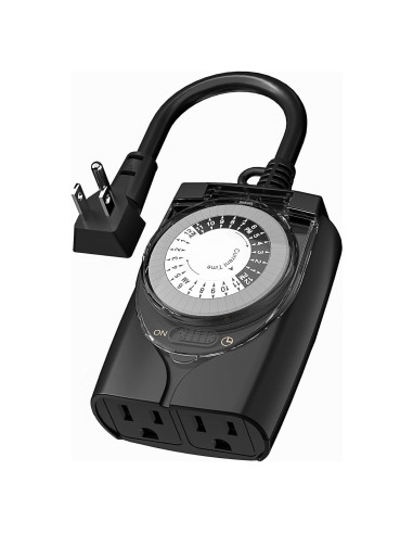 Temporizador Mecánico HBN para Exterior 24 Horas 15A