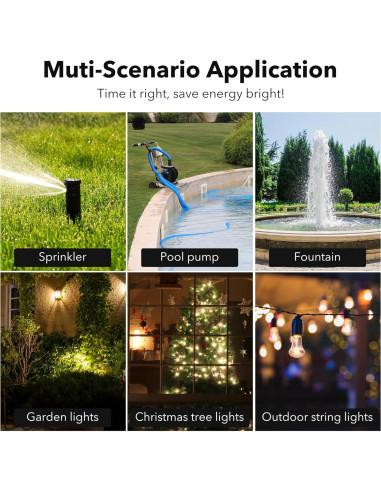 Temporizador Mecánico HBN para Exterior 24 Horas 15A