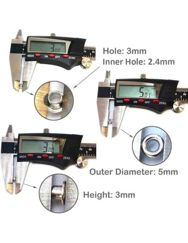 Ojetes Quicklet de Aluminio FoRapid 1/8" (3mm) Negro - 200 PCS