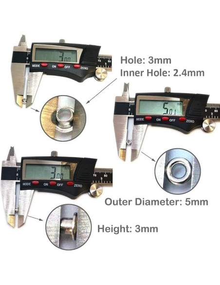 Ojetes Quicklet de Aluminio FoRapid 1/8" (3mm) Negro - 200 PCS