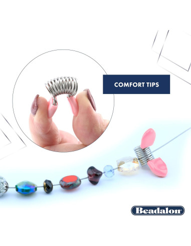 Detenedor de Perlas Beadalon Pequeño 20 Piezas Metal