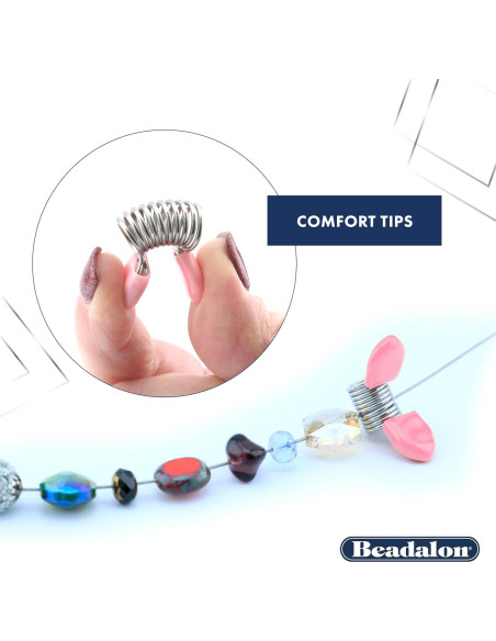 Detenedor de Perlas Beadalon Pequeño 20 Piezas Metal