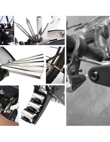 Kit de Herramientas BVRILA 15 en 1 para Bicicletas