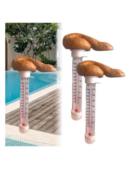 Termómetro de piscina flotante Liubalsenml 2 pcs diseño divertido
