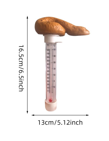 Termómetro de piscina flotante Liubalsenml 2 pcs diseño divertido