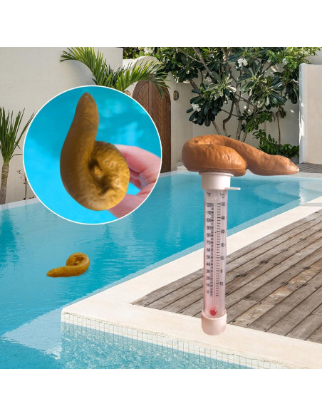 Termómetro de piscina flotante Liubalsenml 2 pcs diseño divertido