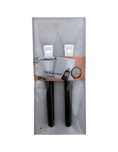 Pinceles de Silicona LORMAY para Mascarilla Facial - 2 Pcs Pinceles de Silicona LORMAY para Mascarilla Facial - 2 Pcs