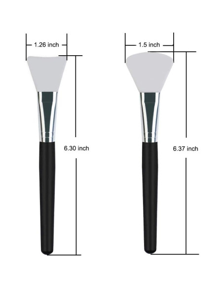 Pinceles de Silicona LORMAY para Mascarilla Facial - 2 Pcs Pinceles de Silicona LORMAY para Mascarilla Facial - 2 Pcs