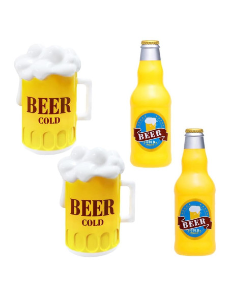 Clips para Toallas de Playa Kirmoo Jumbo - 4 Piezas Multicolor