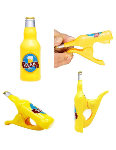 Clips para Toallas de Playa Kirmoo Jumbo - 4 Piezas Multicolor