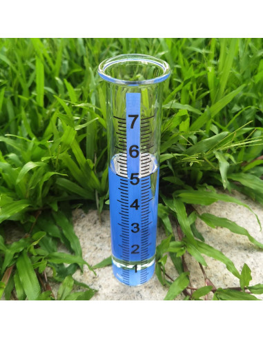 Tubo de Reemplazo para Pluviómetro de Vidrio RYOEIKT 17.78 cm