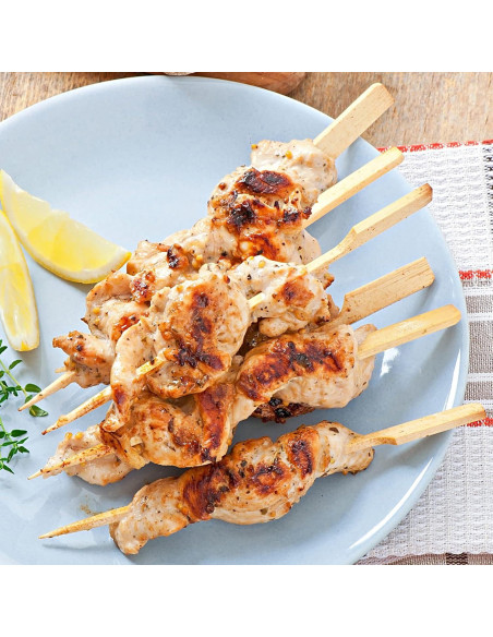 Picks de Palas de Bambú Blue Top 200 Pcs 8.9 cm para Aperitivos