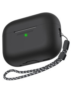 Funda de Silicona AHASTYLE para AirPods Pro 2 - Negro