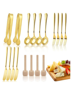 Set de 18 Piezas de Utensilios de Cocina Jutieuo Acero Inoxidable