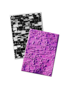 Carpeta de Embossing 3D Arbuya Textura Ladrillo 12.7x17.8 cm