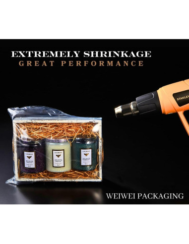 Bolsas de Encofrado Térmico WEIWEI 6.25x28 cm Sin Olor 500 PCS