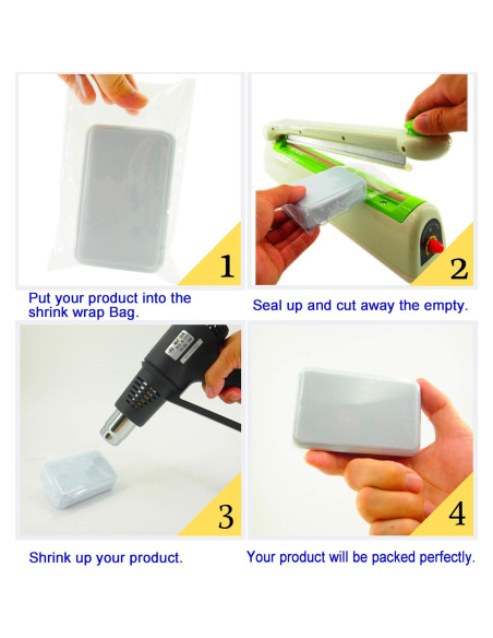 Bolsas de Encofrado Térmico WEIWEI 6.25x28 cm Sin Olor 500 PCS