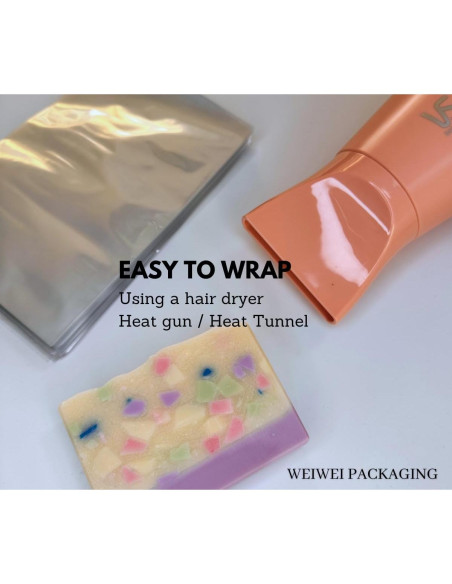 Bolsas de Encofrado Térmico WEIWEI 6.25x28 cm Sin Olor 500 PCS