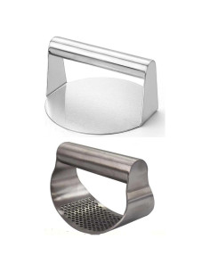 Juego de 2 Prensas de Hamburguesa y Ajo UNI-RHYTHM 14cm