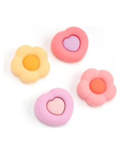 Tapones de Agarre GeekShare para Controlador PS4 PS5 Switch Pro - 4 Pcs