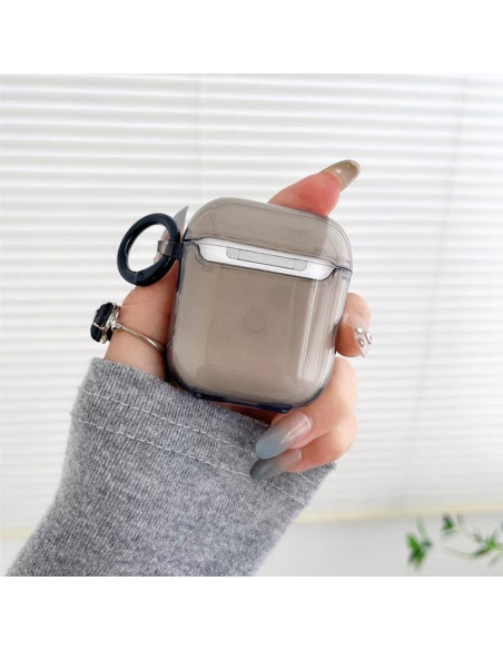 Funda de Silicona para AirPods Pro 2da Generación LALAPOPO Flor Negra