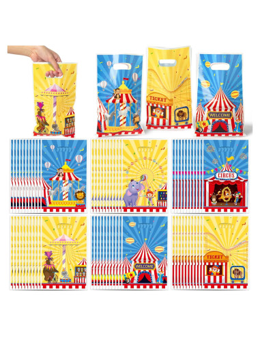 Bolsas de Favor de Fiesta de Circo ArianQicult - 150 Piezas