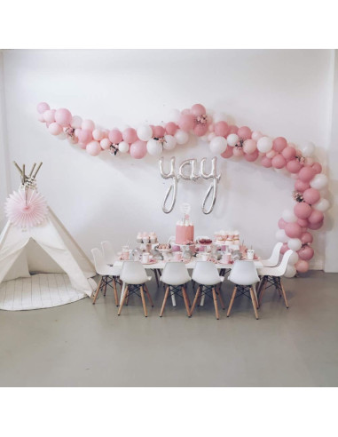 KICNIC Kit de Tiras de Arco de Globos 10m + 200 Puntos Adhesivos