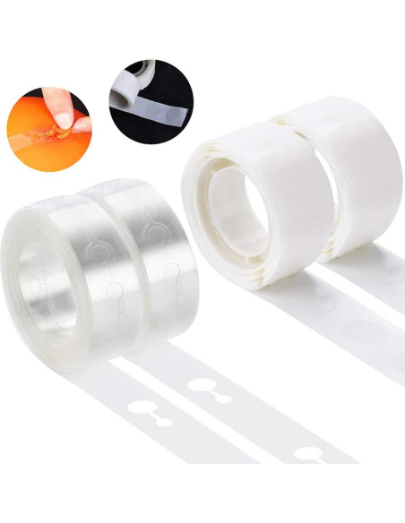 KICNIC Kit de Tiras de Arco de Globos 10m + 200 Puntos Adhesivos