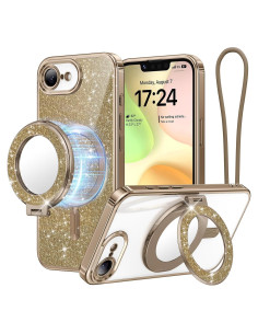 Funda Magnética Meifigno con Soporte Anillo para iPhone 16E