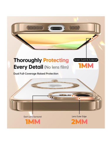 Funda Magnética Meifigno con Soporte Anillo para iPhone 16E