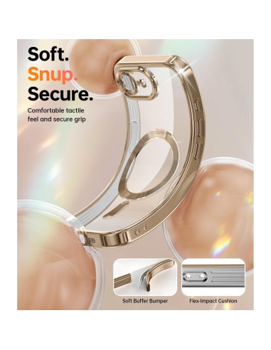 Funda Magnética Meifigno con Soporte Anillo para iPhone 16E