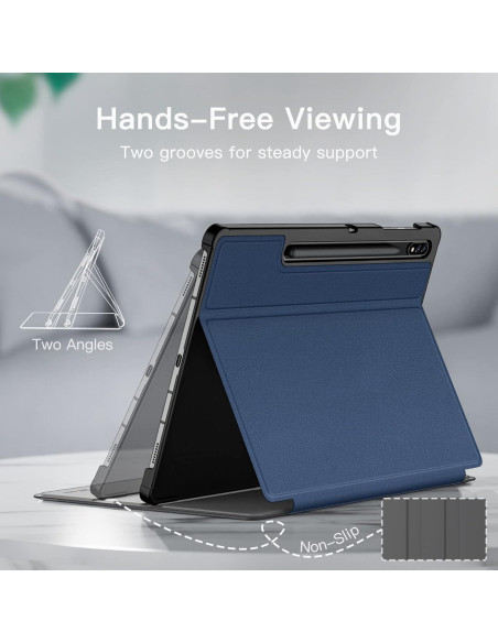 Funda JETech para Samsung Galaxy Tab S8 Plus 12.4" 2022