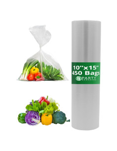 Bolsas de Plástico Party Bargains 450 Unidades 25.4x38.1 cm