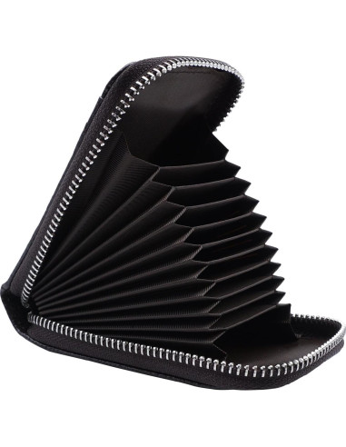 Cartera Slim INNOLIFE de Cuero con Bloqueo RFID - Café