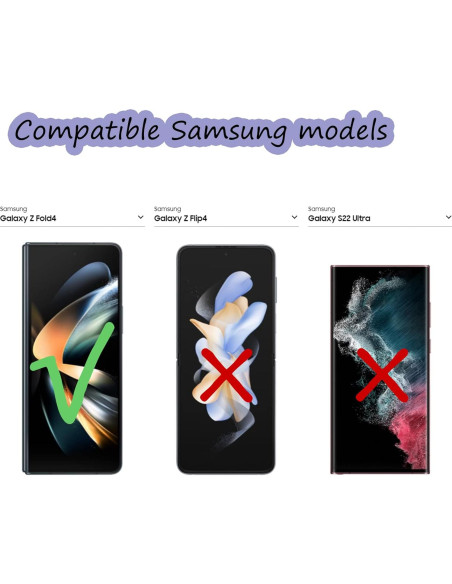 S Pen Plegable para Samsung Galaxy Z Fold 4 - Negro