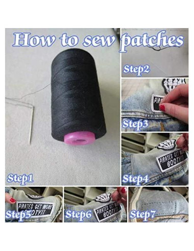 10 Piezas Parche Bordado Floral MSCFTFB 8x11 cm para Coser