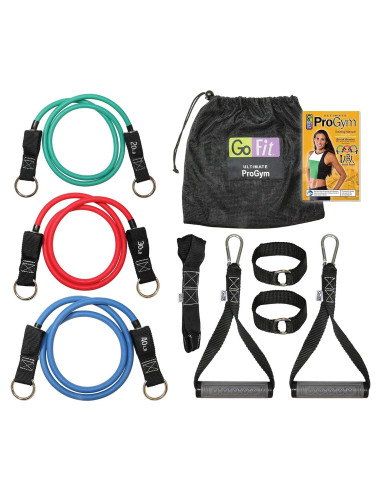 GoFit Ultimate ProGym - Gimnasio Portátil Multicolor 7 Niveles