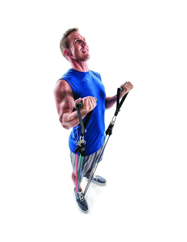 GoFit Ultimate ProGym - Gimnasio Portátil Multicolor 7 Niveles