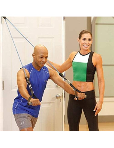 GoFit Ultimate ProGym - Gimnasio Portátil Multicolor 7 Niveles