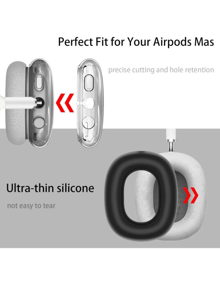 Funda de Silicona Jiboku para AirPods Max - Protección 360