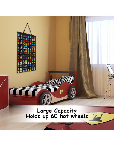 Organizador Colgante para Hot Wheels Mi Ya Mi Lai - 60 Coches