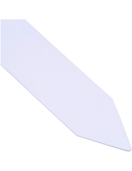 100 Etiquetas de Plástico para Jardín MIHEY 10 cm Blancas