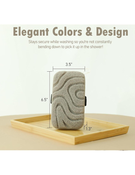 Esponja de Baño Exfoliante myHomeBody con Correa Reversible
