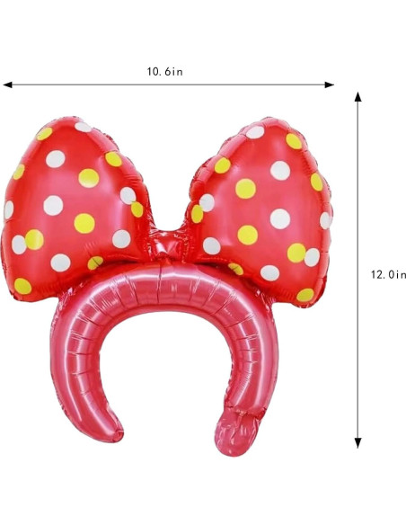 Diademas de Globo con Lunares Vexura - 12 Pcs Colores Variados Diademas de Globo con Lunares Vexura - 12 Pcs Colores Variados