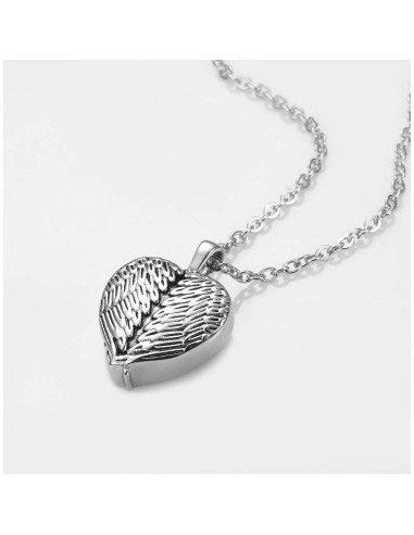 Collar de Urna de Cremación YQSLIN Alas de Ángel para Cenizas