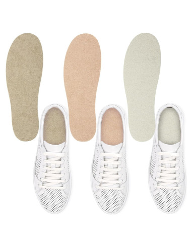 3 Pares de Plantillas Lavables Antideslizantes para Zapatos