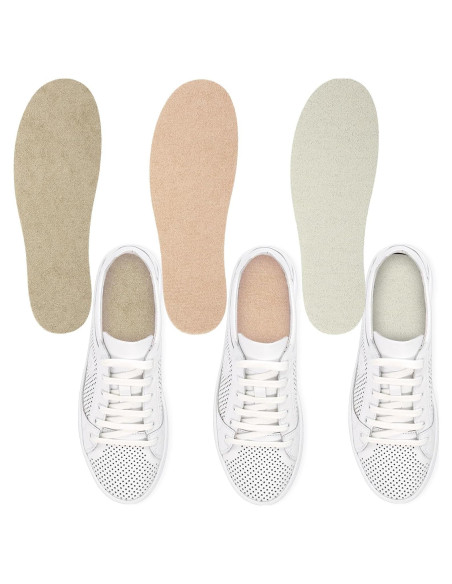 3 Pares de Plantillas Lavables Antideslizantes para Zapatos 3 Pares de Plantillas Lavables Antideslizantes para Zapatos