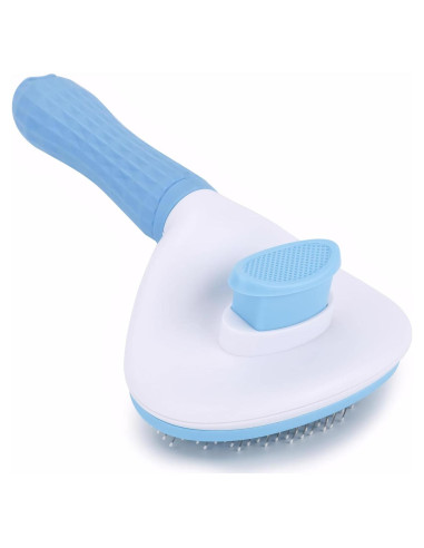 Cepillo Autolimpiante para Gatos PanSukided Azul 19.5cm