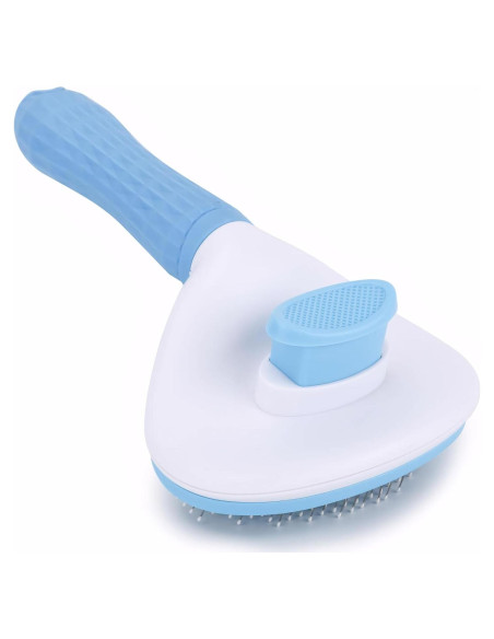 Cepillo Autolimpiante para Gatos PanSukided Azul 19.5cm Cepillo Autolimpiante para Gatos PanSukided Azul 19.5cm