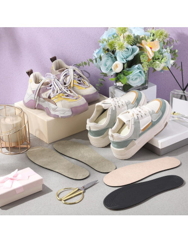 3 Pares de Plantillas Lavables Antideslizantes para Zapatos